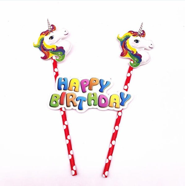 Beautiful Unicorn Themed Birthday Party Kit