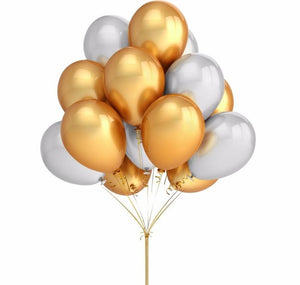 30pcs Elegant Pearl Golden Balloon