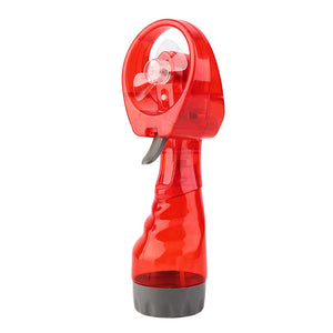 Portable Handhold Water Mist Fan 2In1 Functions Powerful Fan Mini Outdoor Water Cooling Spray Fan Humidification Fan