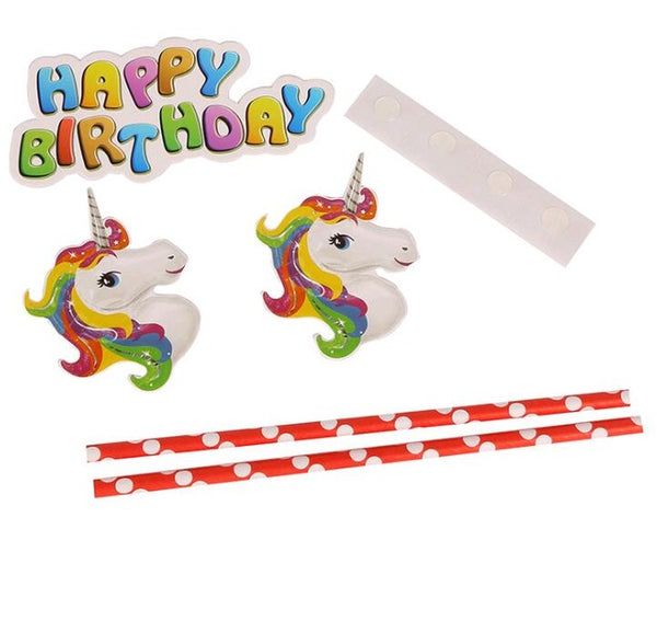 Unicorn Birthday Party Supplies! (Comes in separately) if you want the full kit contact us