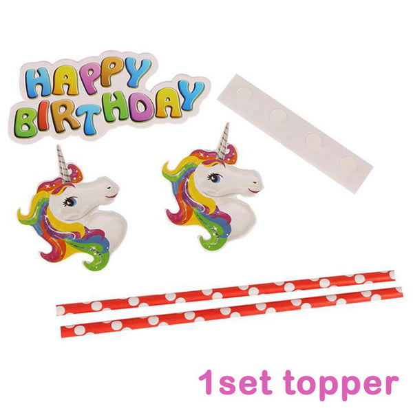 ENCHANTED ULTRA MAGICAL 6 PERSON UNICORN BIRTHDAY PARTY KIT!!!