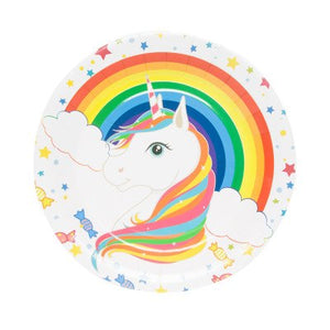 Ultra Rainbow Color Unicorn Party Set