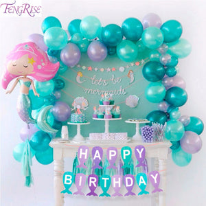 Enchanting Mermaid Party Birthday Supplies Kit