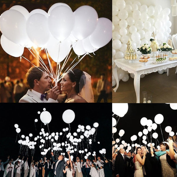 White Cloud Sea of Enchanting Balloons (100pcs)