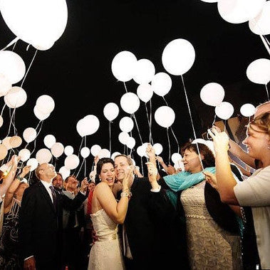 White Cloud Sea of Enchanting Balloons (100pcs)