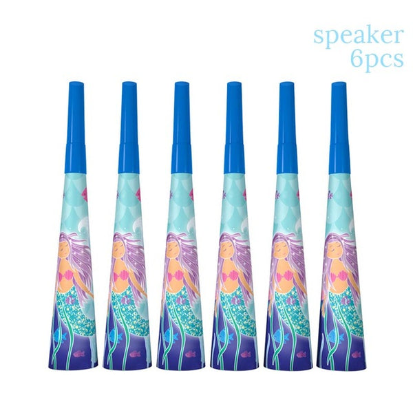 THE SUPER AWESOME MERMAID PARTY WITH DISPOSABLE TABLEWARE SET!!!