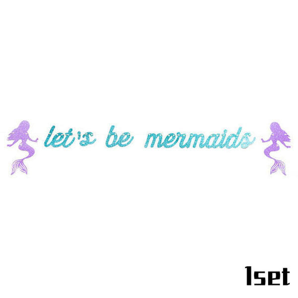 THE SUPER AWESOME MERMAID PARTY WITH DISPOSABLE TABLEWARE SET!!!