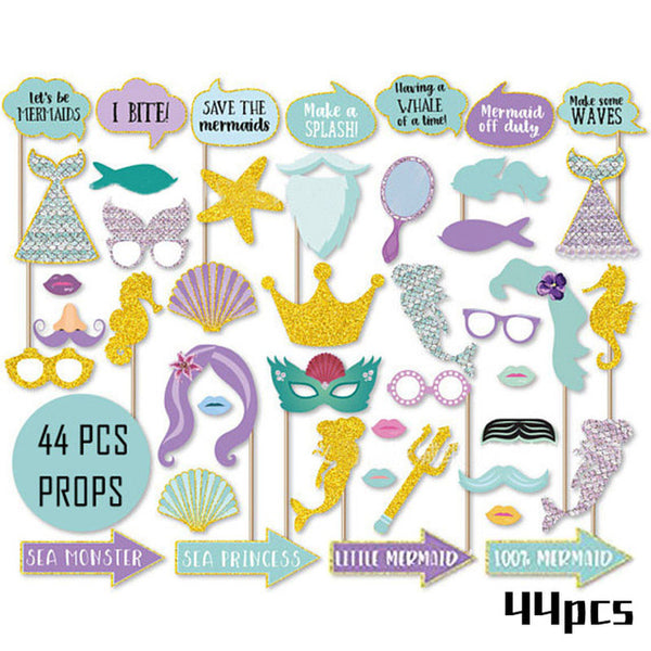 THE SUPER AWESOME MERMAID PARTY WITH DISPOSABLE TABLEWARE SET!!!