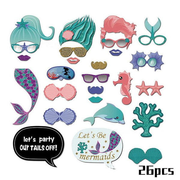 THE SUPER AWESOME MERMAID PARTY WITH DISPOSABLE TABLEWARE SET!!!