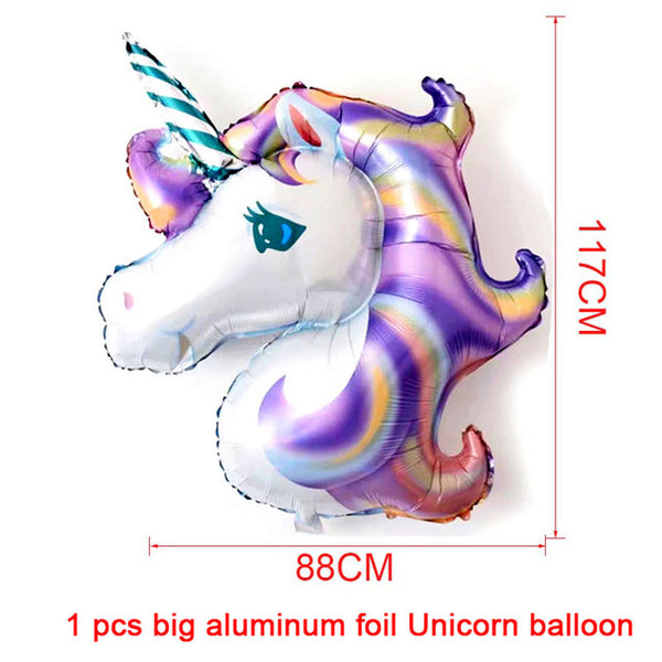 Super Unicorn Party Foil Balloons