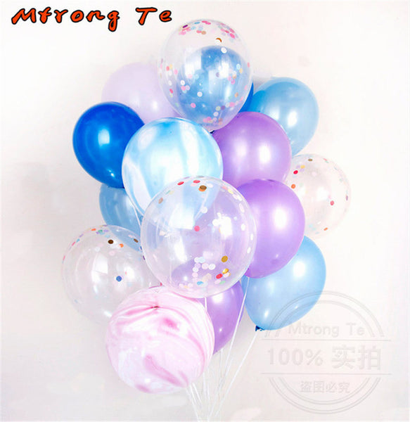 20pcs/lot 12" Bouquet Confetti Balloon