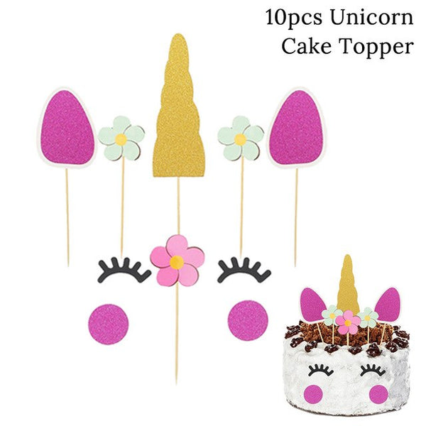 Beautiful Classic Unicorn Birthday Party Set