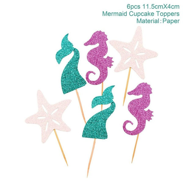 Shocking Mermaid Ocean Birthday Party Kit