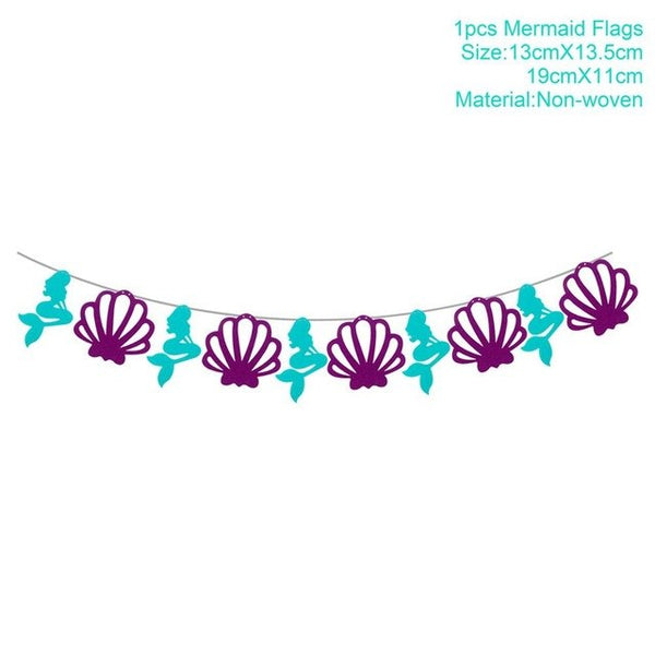 Shocking Mermaid Ocean Birthday Party Kit
